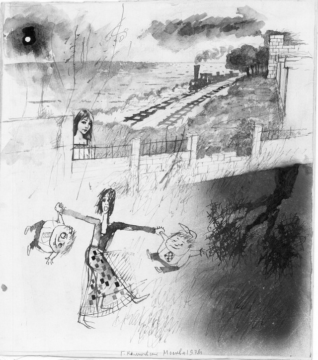 Иллюстрация из книги «Алиса в Зазеркалье»